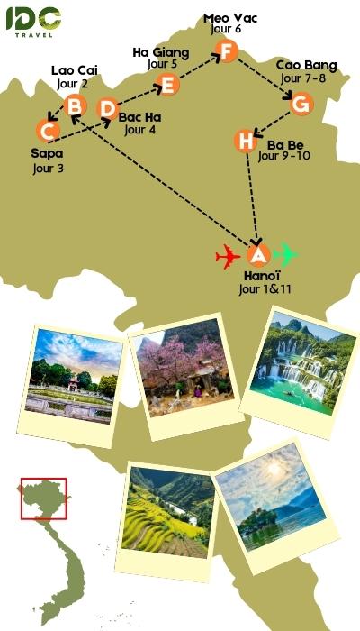 Randonnées dans le nord du Vietnam en 11 Jours