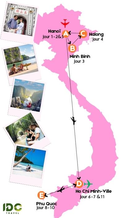 Romantique Lune de miel au Vietnam en 11 jours