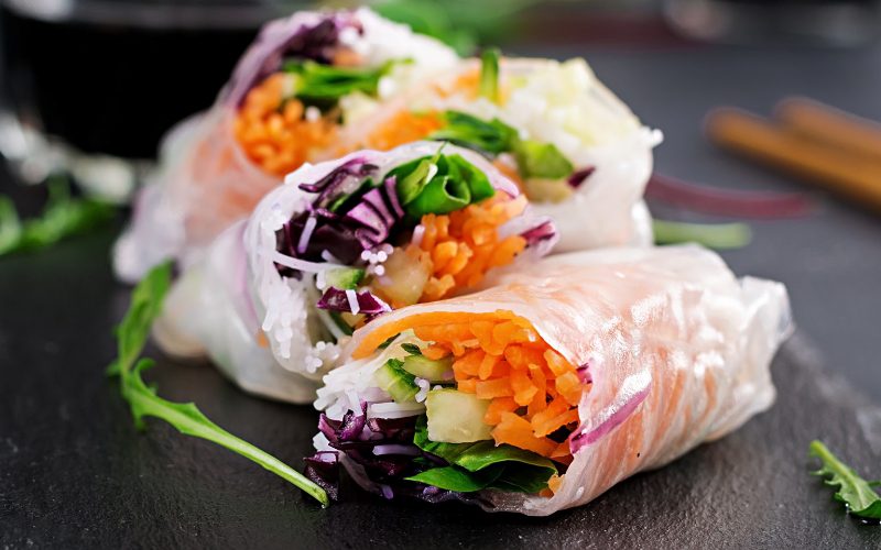 Rouleaux de printemps vietnamiens végétariens
