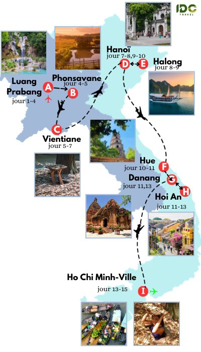 Splendeurs du Vietnam et du Laos en 15 jours