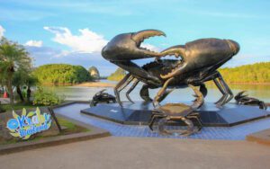 Statue du crabe noir Krabi