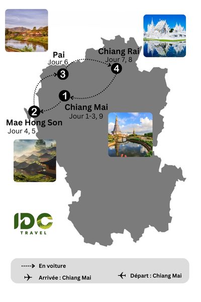 Séjour de rêve dans le Nord Thaïlande en 9 jours