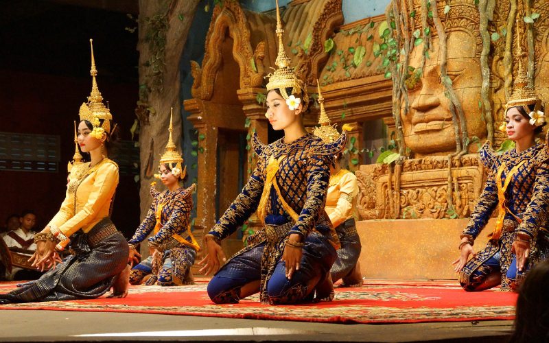 Spectacle traditionnel Apsara du Cambodge à Siem Reap