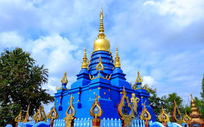 Temple bleu à Chiang Rai