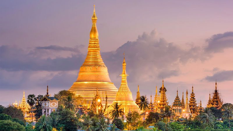 Terre d’or du Myanmar 8 jours