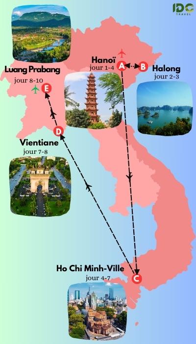 Trésor du Vietnam et Laos en 10 jours