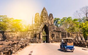 Tuk-tuk à Angkor Thom