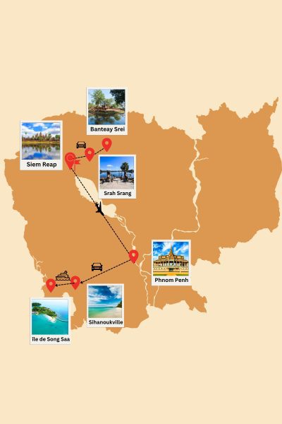 Vacances de luxe au Cambodge en 9 jours