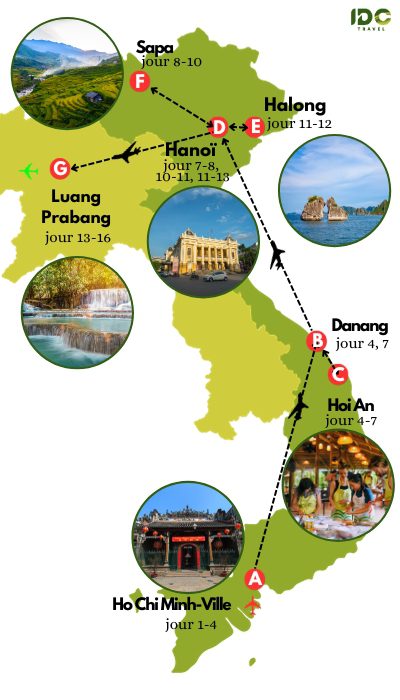 Voyage d'aventure au Vietnam et au Laos en 16 jours