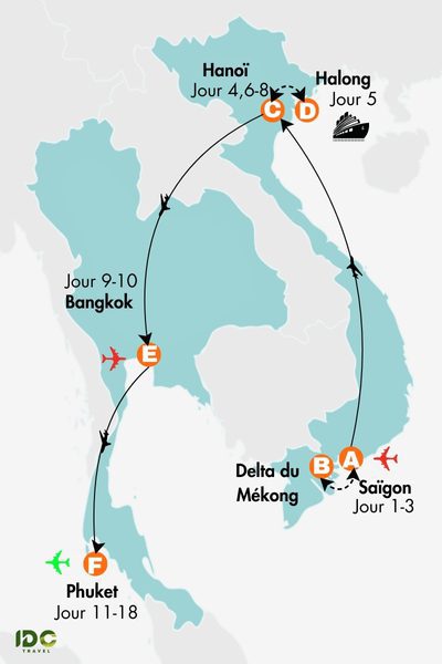 Vacances en famille de 18 jours Vietnam Thaïlande