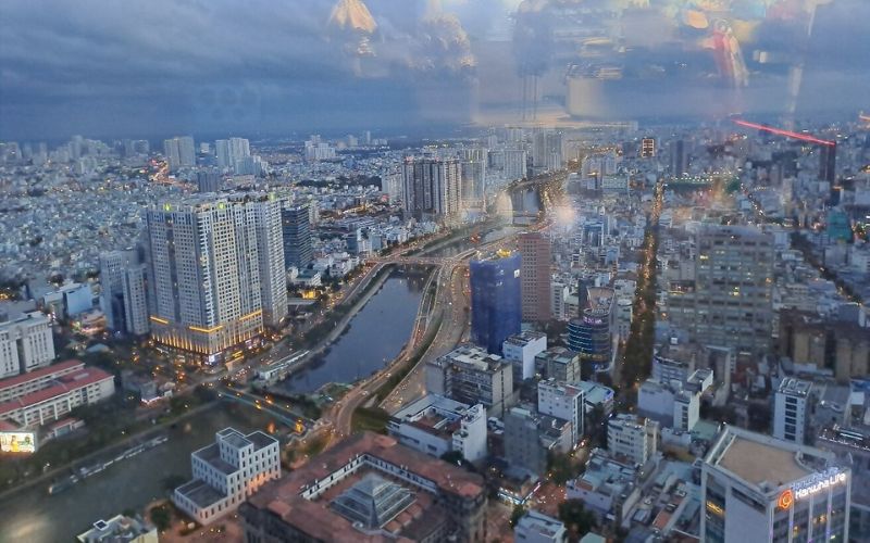 Vue depuis Saigon Skydeck