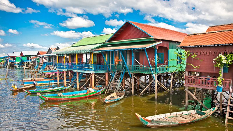 Village flottant Kompong Khleang - Cambodge