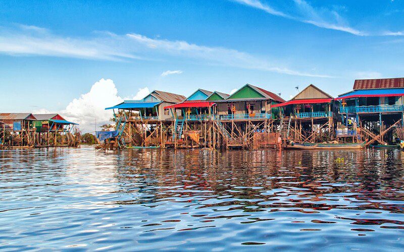 Villages flottants du lac Tonlé Sap