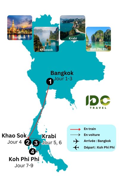 Voyage au Sud Thaïlande De Bangkok à Koh Phi Phi en 9 jours